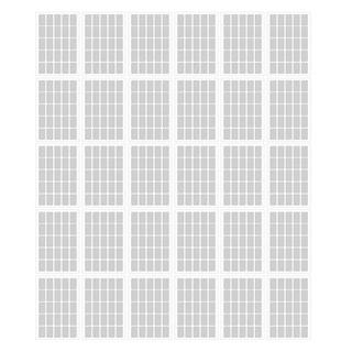 Today Living 大容量防水標籤姓名貼紙 銀色, 30個, 25入