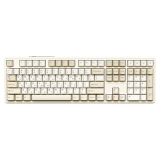 COX 핑거프로텍터 3모드 기계식 유무선 키보드, 오렌지축, CPL108, 더스티 베이지