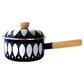 HAKOYA Bianca 電磁爐琺瑯單柄鍋, 1個, 海軍藍, 18cm