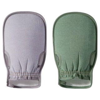 꾸지 부드럽게 잘 벗겨지는 때타올 장갑 2종 세트, 그린, 퍼플, 1세트