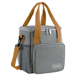 올키친 피크닉 보온 보냉 쿨러백, 1개, 그레이