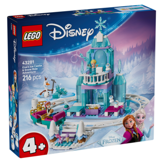 LEGO 迪士尼系列 艾莎的冰雪城堡和雪橇大冒險 Elsa's Ice Castle & Snow Ride Adventure 43281, 混和顏色, 1個