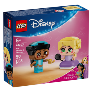 LEGO 迪士尼系列 迷你茉莉公主和樂佩 Mini Jasmine & Rapunzel 43303, 混和顏色, 1個