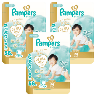 Pampers 幫寶適 日本境內版 尿布 褲型, M, 168片