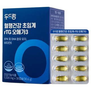 두드림 초임계 알티지 오메가3 30.6g, 30회분, 1개