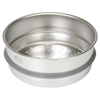 키친아트 스텐304 무연마제 실리콘링 스티머, 1개, 24cm