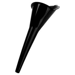 월드크린 일자형 오일 깔때기, 블랙, 1개