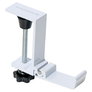 구스페리 무타공 메탈 접이식 책상 헤드셋 가방걸이, 화이트, 1개