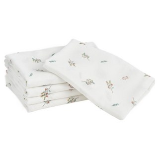 아가짱 퓨어 천 기저귀 대형, 5개, 꽃갈피