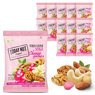 투데이넛 너트한줌 치즈퀴노아, 14개, 20g