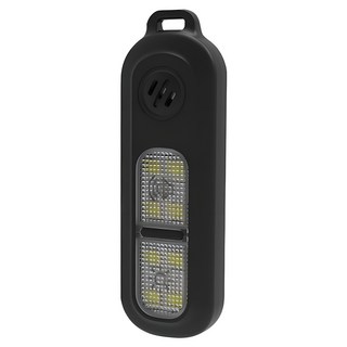 Couselect 背夾式3色發光警示報警器 黑色, 1個