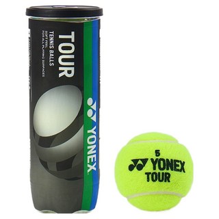 YONEX 巡迴賽網球 TB-TR3NEX 3入, 黃色, 1個