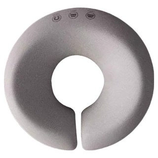 뷰티살롱 마사지 베개 28.8 x 7.5 cm, 1개, 그레이