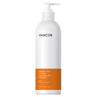 vancor 啤酒酵母咖啡因防脫髮洗髮精 木質清新香, 1個, 500ml