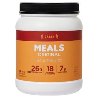 MEALS 原味穀物奶昔, 960g, 1個