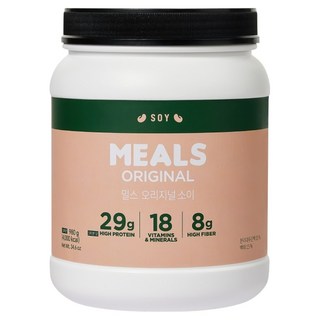 MEALS 原味大豆奶昔, 980g, 1個