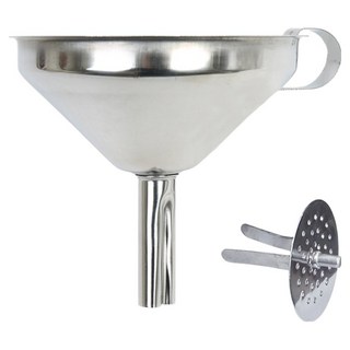 칼백화점 탑초이스 스텐 깔때기 + 거름망 세트 중, 1세트