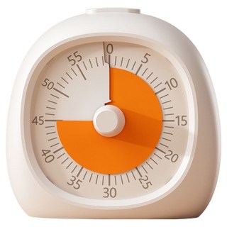 맙소샵 심플 60분 쿠킹 독서 타이머 화이트 ONE SIZE(9 x 9.5 cm) BRP2781, 1개