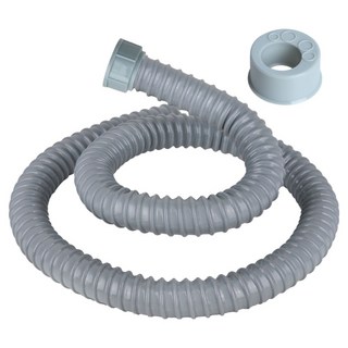 와이넷 싱크대호스120cm + 악취방지캡 세트, 그레이, 1세트