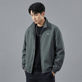 Jeep Spirit 男女通用立領布勞森外套