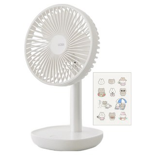 르젠 탁상용 무선 BLDC 선풍기, 혼합색상, LZF-BN08