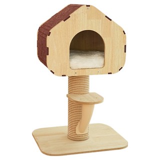 칠시 고양이 트리홍 클라이밍 캣타워 소형, 브라운, 1개