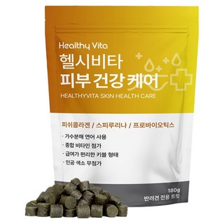 헬시비타 강아지 피부 건강 케어, 1개, 피부/피모, 180정