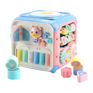 PLAYFUL TOYS 頑玩具 聲光音樂拍拍鼓, 混和顏色, 1個