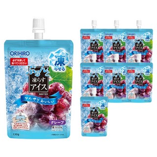 ORIHIRO Prunto 冷凍果凍 葡萄口味, 130g, 8個
