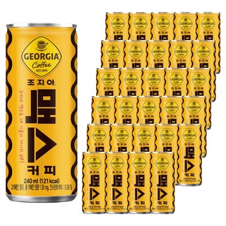 해태음료 조지아 맥스 캔커피, 240ml, 30개