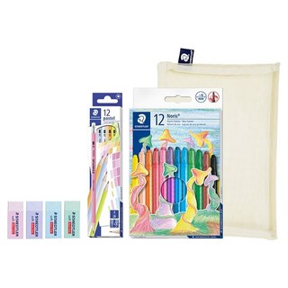 스테들러 노리카 파스텔 문구세트, 혼합색상, 1세트