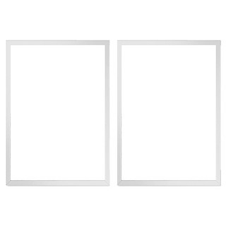 알루미늄 프레임 고급 인테리어 액자, 2개, 실버