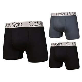 Calvin Klein 凱文克萊 underwear Chromatic 絲質合身四角平口褲3件組 NP27410-002