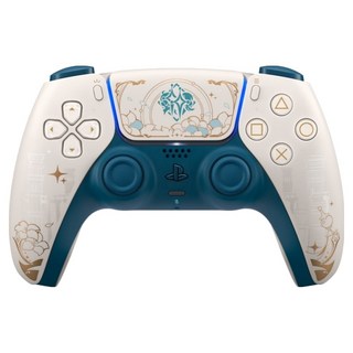 플레이스테이션 원신 리미티드 에디션 PS5 듀얼센스 무선 컨트롤러, 혼합색상, 1개, CFI-ZCT2GZE