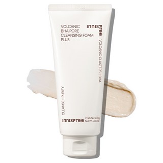 INNISFREE 火山泥BHA毛孔潔面乳 Plus, 200g, 1個