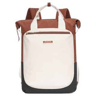 簡約都會經典兩用筆電後揹包, 棕色, 1個