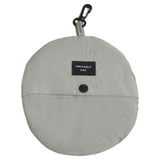 D-STIFF 輕量戶外可折疊漁夫帽, 灰色