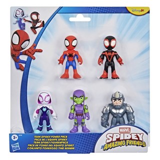 MARVEL 漫威 蜘蛛人與他的神奇朋友們 3吋人物五入組, 混合顏色, 1個