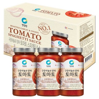 청정원 토마토 스파게티소스, 600g, 3개