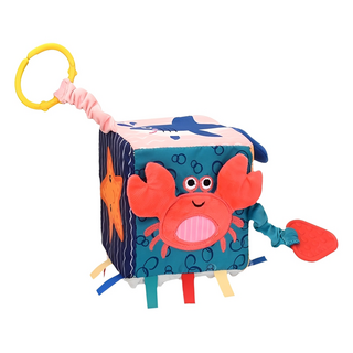 PLAYFUL TOYS 頑玩具 螃蟹立體安撫骰子, 混和顏色, 1個