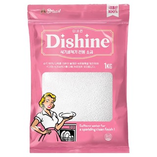브리아솔 디샤인 식기세척기 전용 소금, 1kg, 1개