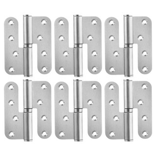 Onyeri 不鏽鋼旗幟鉸鏈 右開式 銀色, 6個