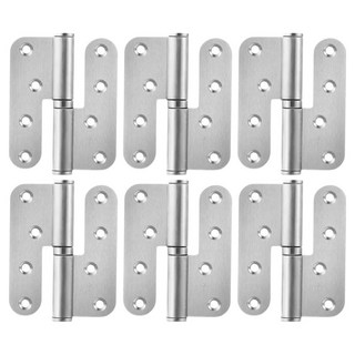 Onyeri 不鏽鋼旗幟鉸鏈 左開式 銀色, 6個