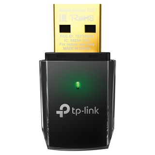 tp-link AC600 無線雙頻USB網卡, 1個, Archer T2U