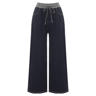 샐리 여성용 스티치 데님배색 밴딩팬츠 I6A-CPT001