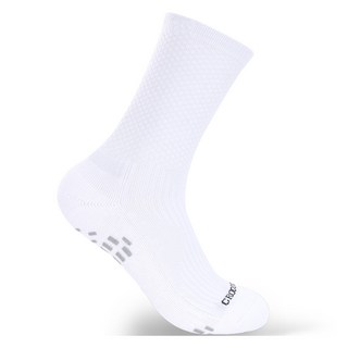 Crocodile 鱷魚 跑步緩震防滑長筒運動襪, 1個, 白色