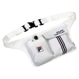 휠라골프 파크골프 웨이스트 파우치 가방, 1개, 화이트