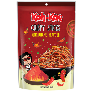 Koh-Kae 大哥 韓式辣醬風味脆脆條, 60g, 1個
