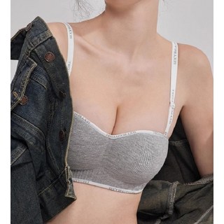 Beauty in Beauty 羅紋模杯半罩杯胸罩 2件組