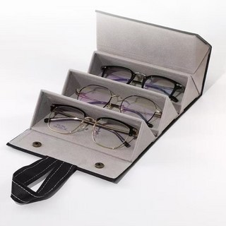 KHOOMIE 便攜式眼鏡折疊4段眼鏡盒 6W0001